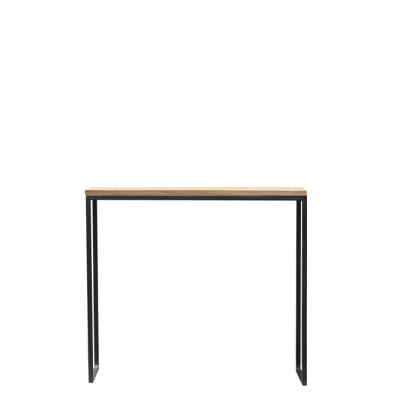 C65.2 – Console Table Metal Teak Top