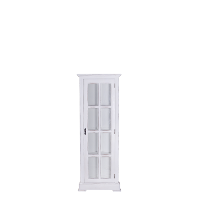 R201 – Corner Cabinet 4 Level Glass Door Mahogany