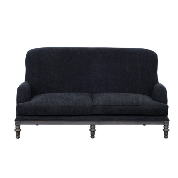 S151.2 – Sofa 2 Seater Mahogany Fabric Cushions