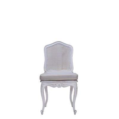S109.2A – Dining Chair Mahogany Canework Cushion