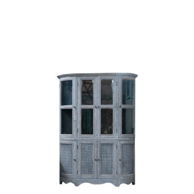 R152 – Cabinet Mahogany Canework Door