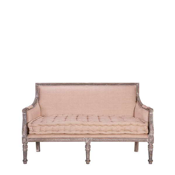 S30.5 – Sofa 2 Seater Mahogany Fabric